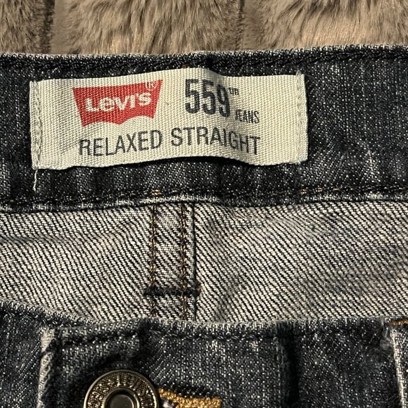 Levi's 559 Jeans Mens 33x29 Blue Relaxed Fit Straight Leg Dark Wash Levis Denim - Picture 6 of 12